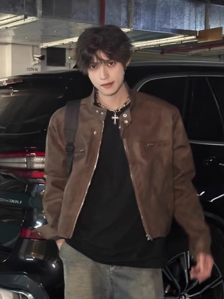 Street Fashion Japan Brand - High Street Tarzı PU Deri Ceket