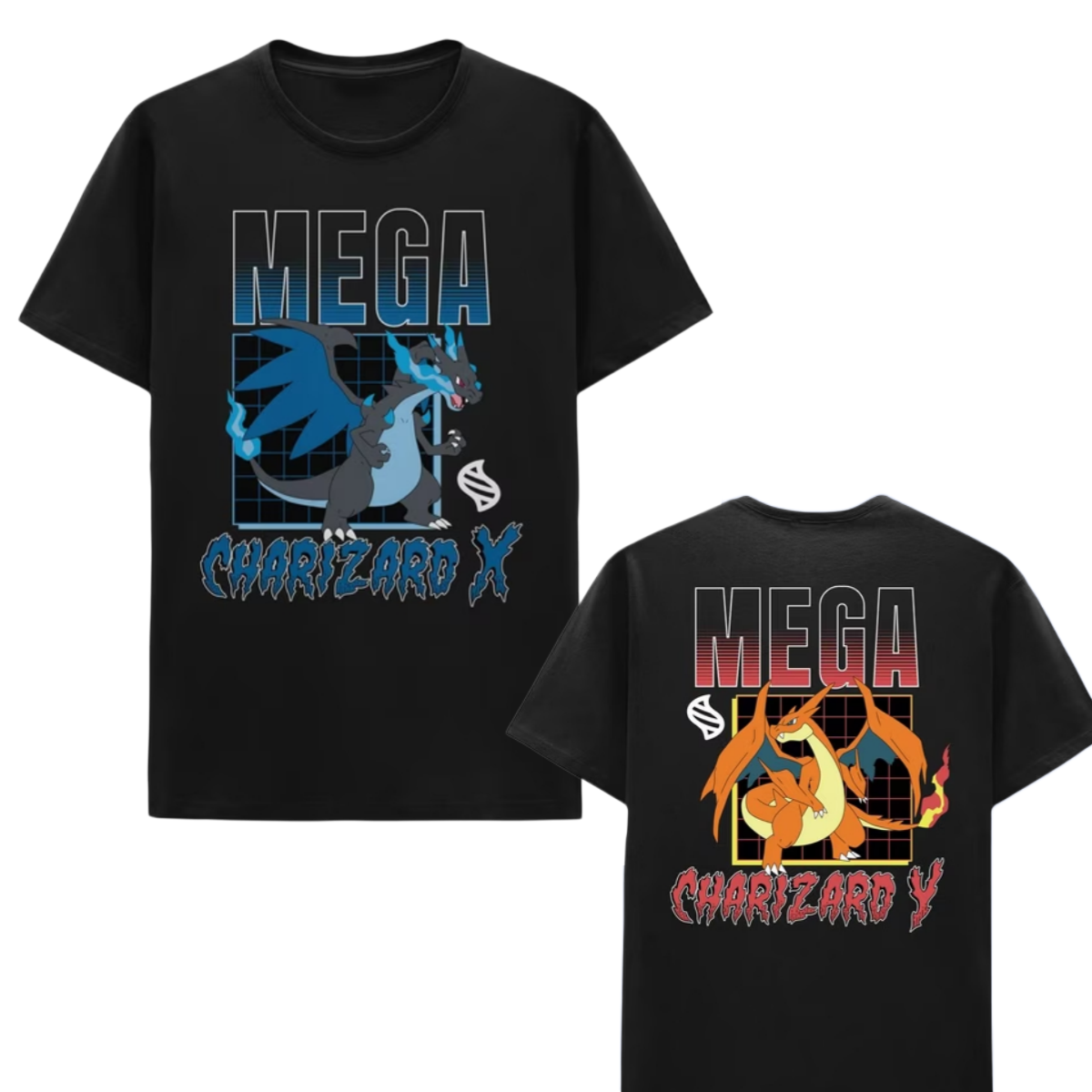 Street Fashion In Japan - Anime Pokémon MEGA Charizard Baskılı Pamuklu