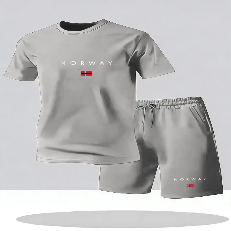 Street Fashion Urban - 2026 Yeni Erkek Günlük Kısa Kollu
