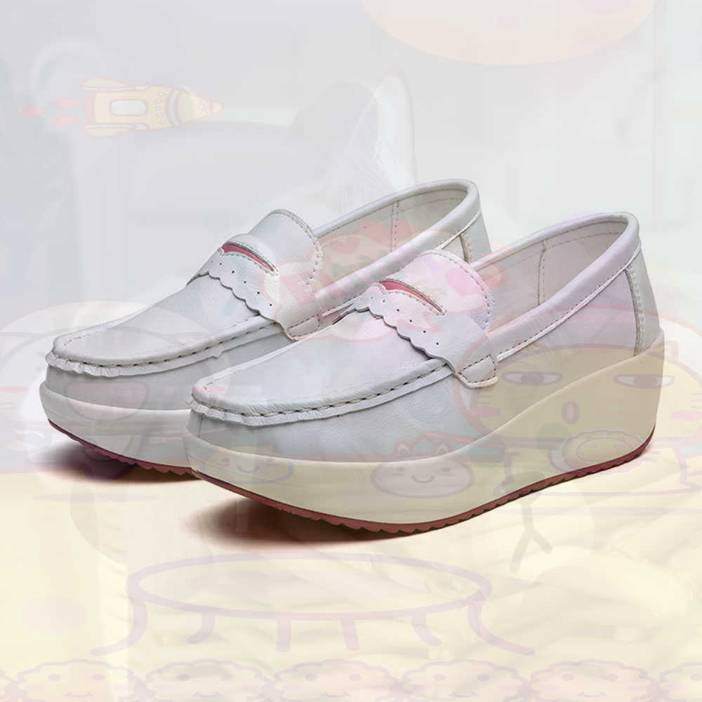 Guangzhou Street Fashion - Platform Kış Pembe Spor Ayakkabı Tenis