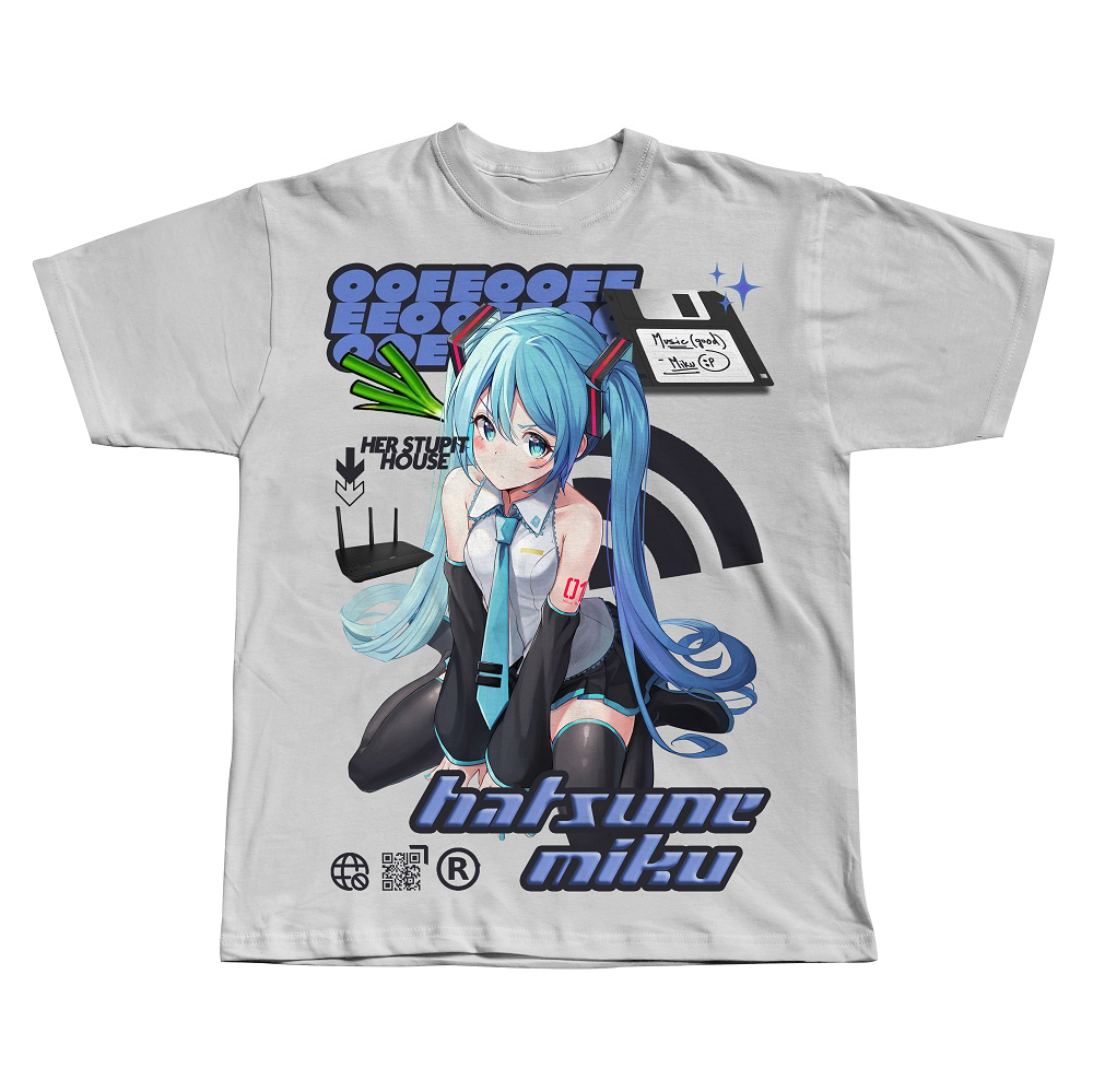 Street Fashion In Japan - Hatsune Miku Y2k Üst Moda 2026