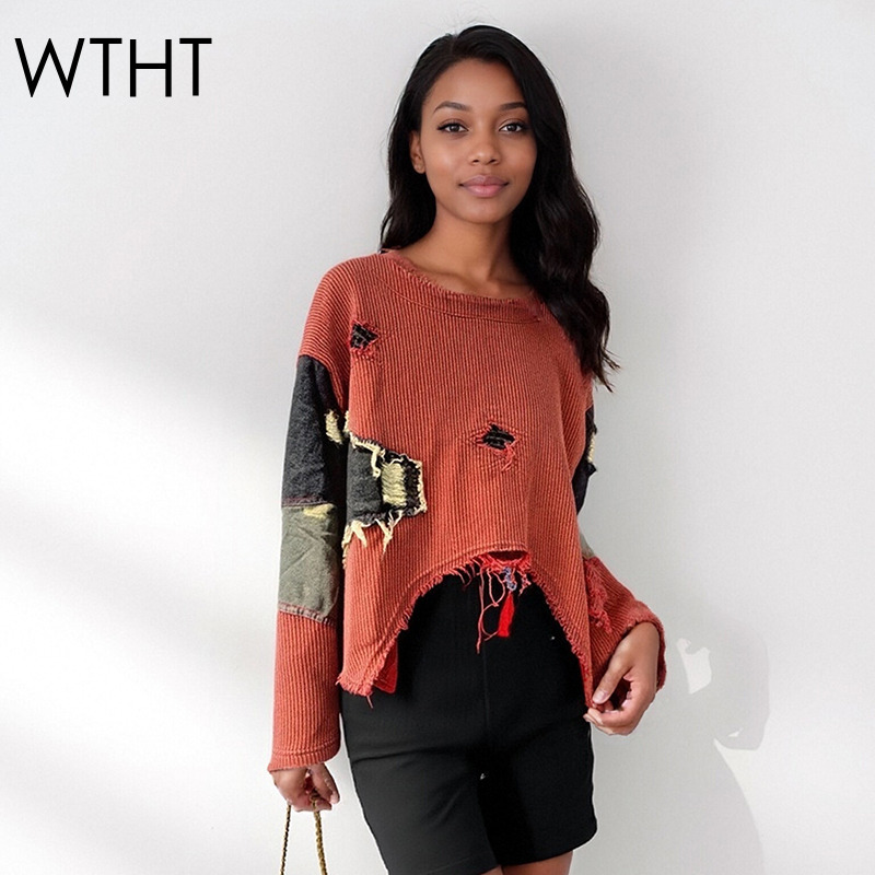 Street Fashion Winter 2025 - WTHT Moda Yeni Kadın Düzensiz Patchwork