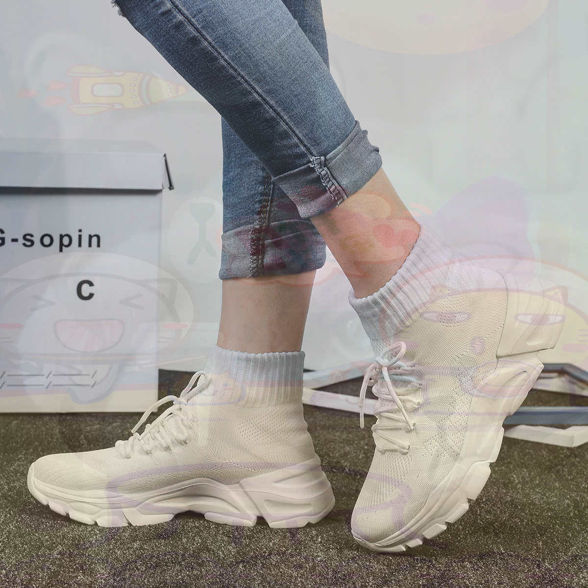 Guangzhou Street Fashion - Yüksekliği Artırır Sümer Basketbol Basketbol kadın