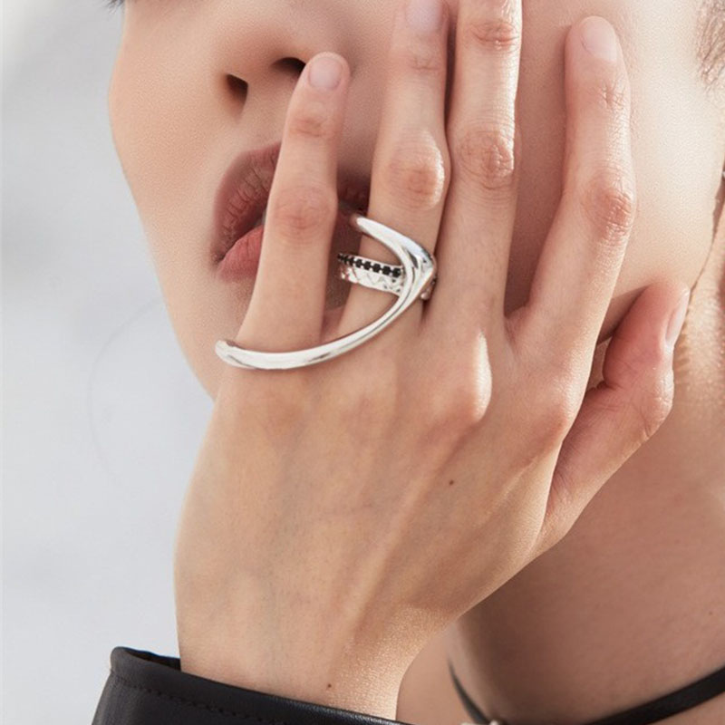 VENTFILLE kadınlar için 925 ay - Street Fashion Rings incelemesi ve fiyatı