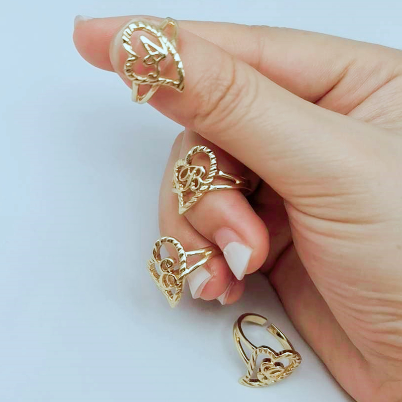 Duoying özel ilk yüzük kişilik - Street Fashion Rings incelemesi ve fiyatı
