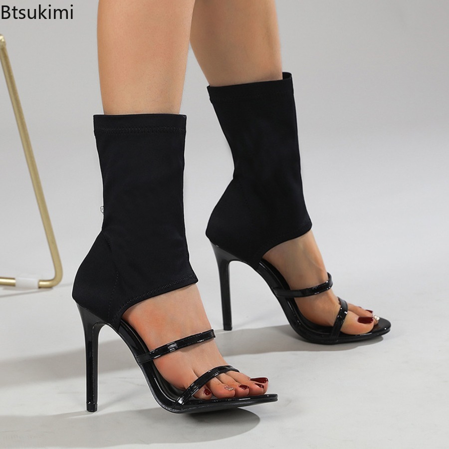 Seksi Esnek Botlar Yüksek Topu - Street Fashion Outfit incelemesi ve fiyatı