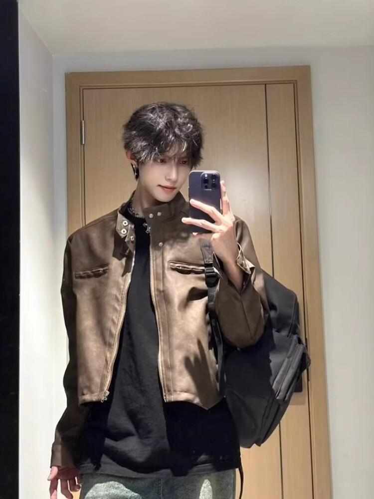 High Street Tarzı PU Deri Ceke - Street Fashion Japan Brand incelemesi ve fiyatı