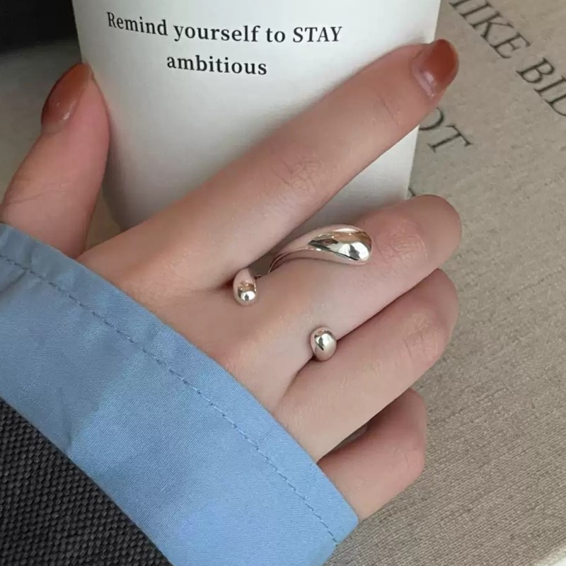 PANJBJ 925 ayar gümüş düzensiz - Street Fashion Rings incelemesi ve fiyatı