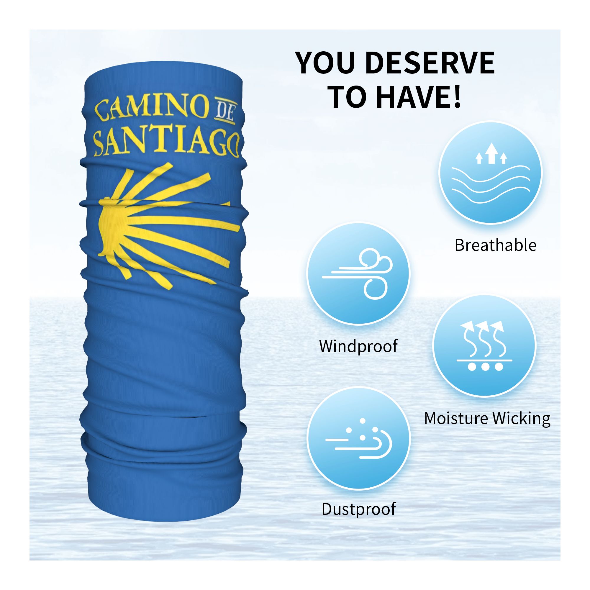 Camino De Santiago Bandana Boy - Bandana Multi Way incelemesi ve fiyatı