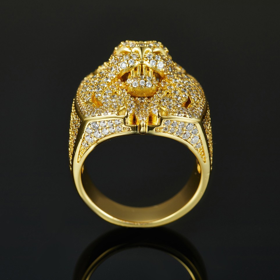 D Renk Tam Mozanit Pırlanta Yü - Street Fashion Rings incelemesi ve fiyatı