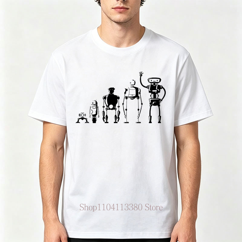 Robot Evolution Grafik Baskı T - Street Fashion Evolution incelemesi ve fiyatı