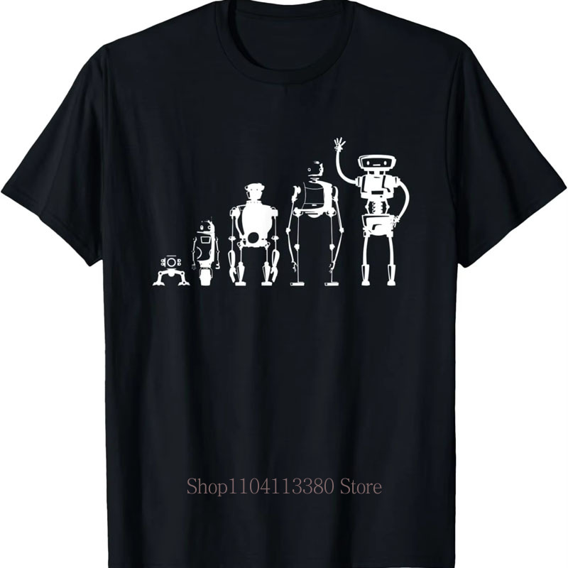 Robot Evolution Grafik Baskı T - Street Fashion Evolution incelemesi ve fiyatı