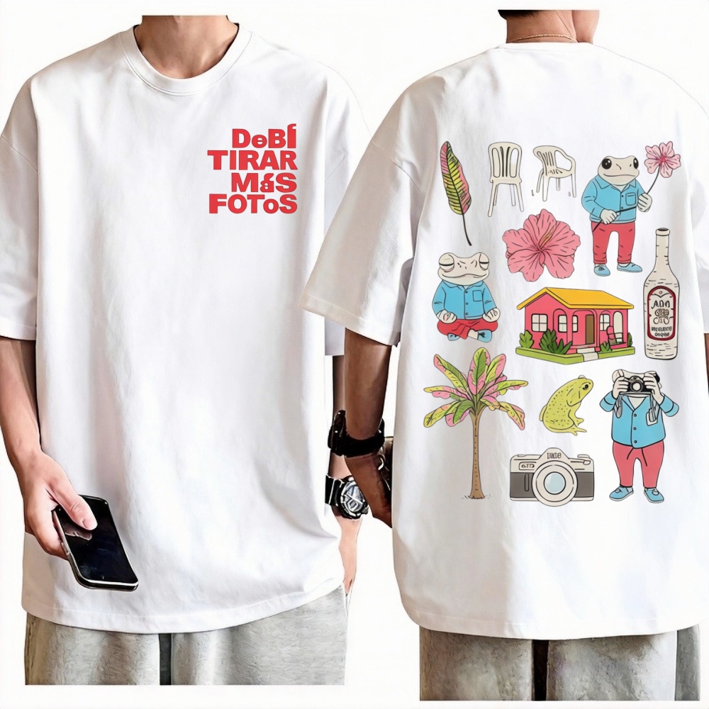 Rapçi Bad Bunny T-shirt Debi T - Foto Street Fashion incelemesi ve fiyatı