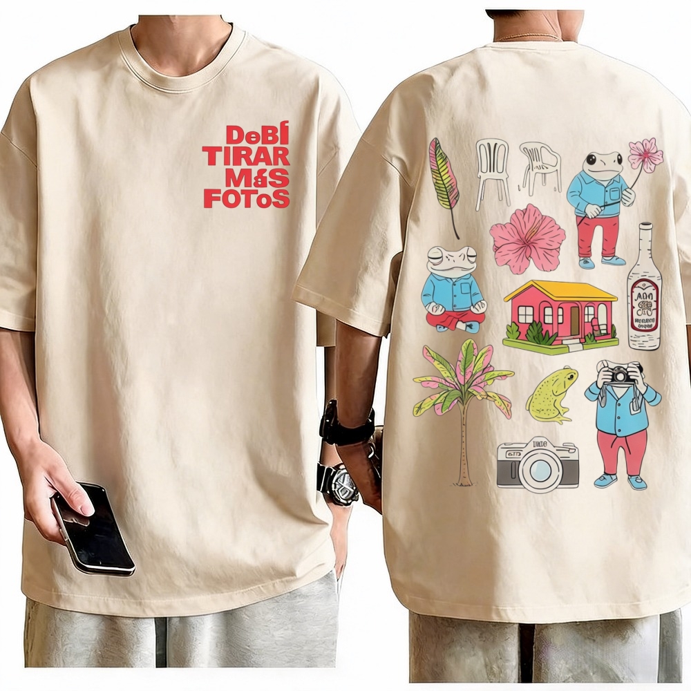 Rapçi Bad Bunny T-shirt Debi T - Foto Street Fashion incelemesi ve fiyatı