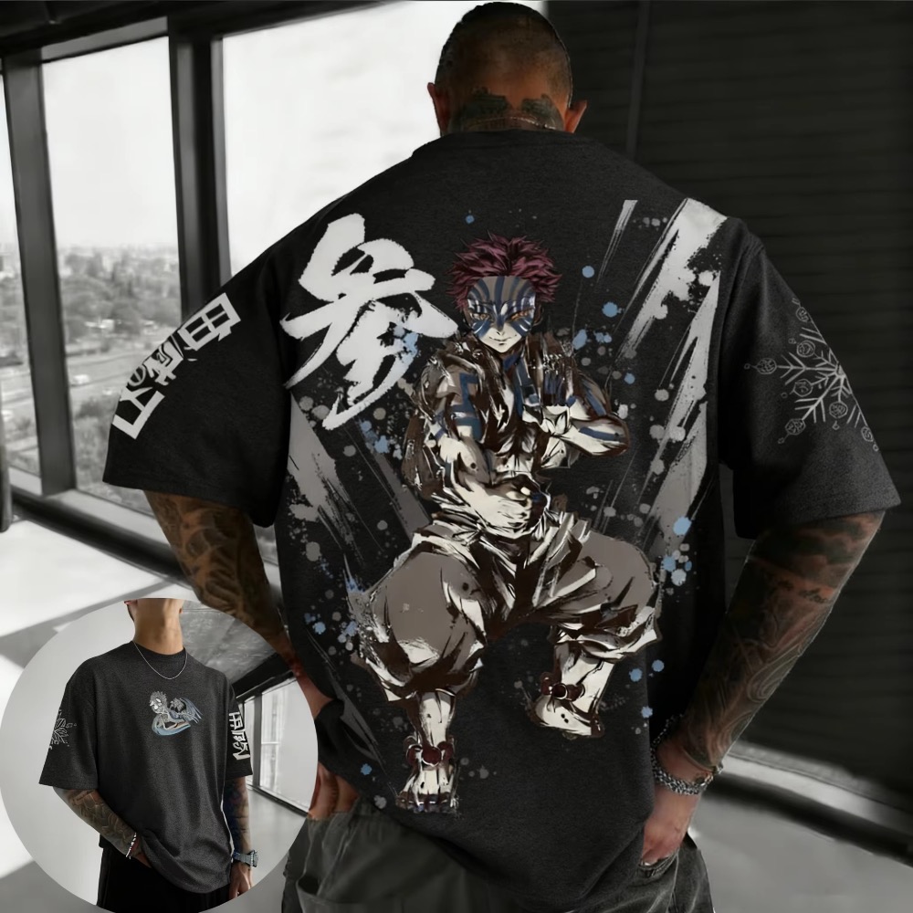 Yaz Artı Boyutu Demon Slayer A - Street Fashion In Japan incelemesi ve fiyatı