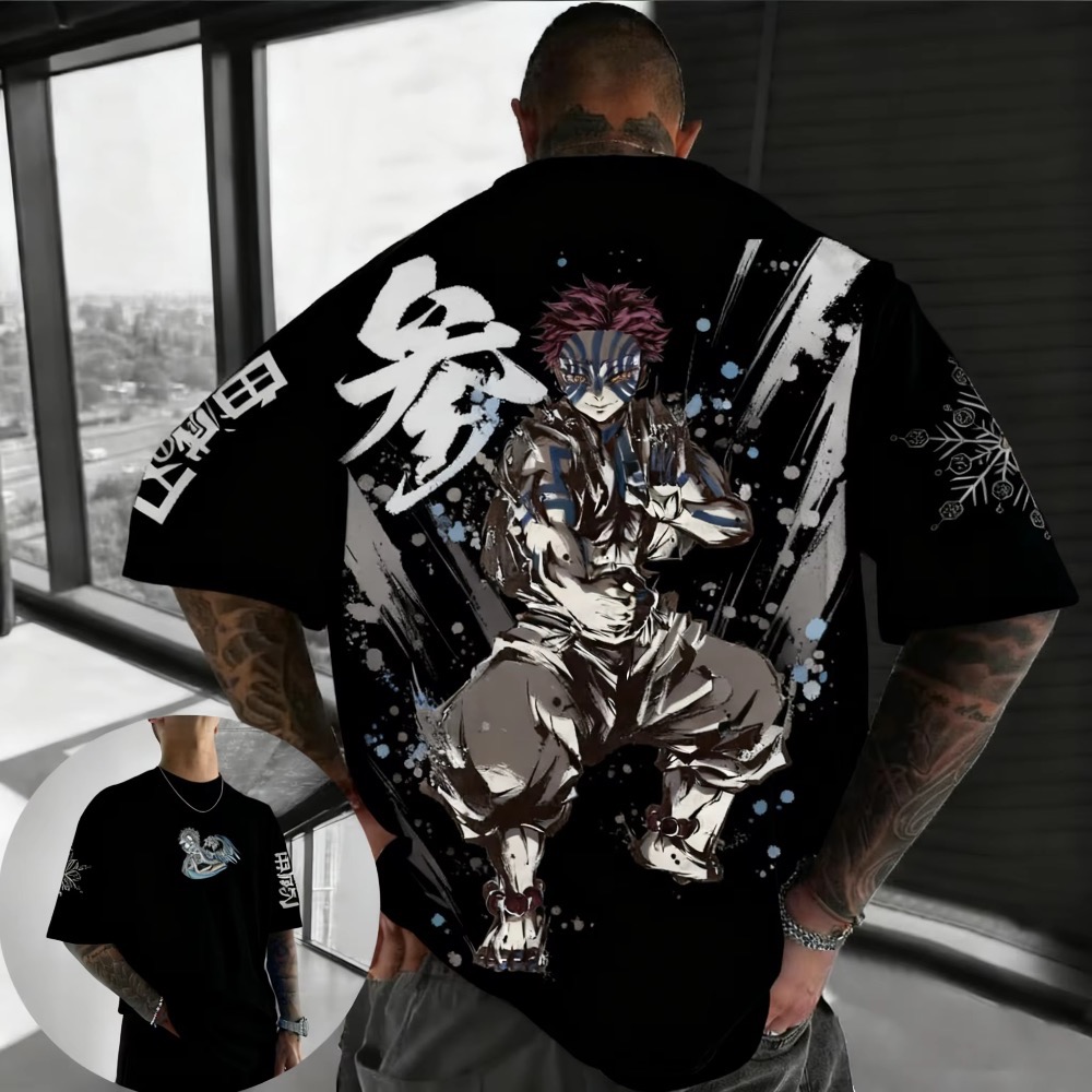 Yaz Artı Boyutu Demon Slayer A - Street Fashion In Japan incelemesi ve fiyatı