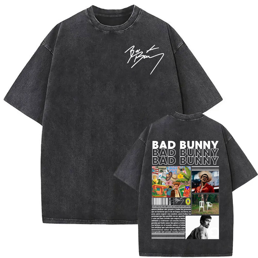 Bad Bunny DTMF Debi Tirar Mas  - Foto Street Fashion incelemesi ve fiyatı