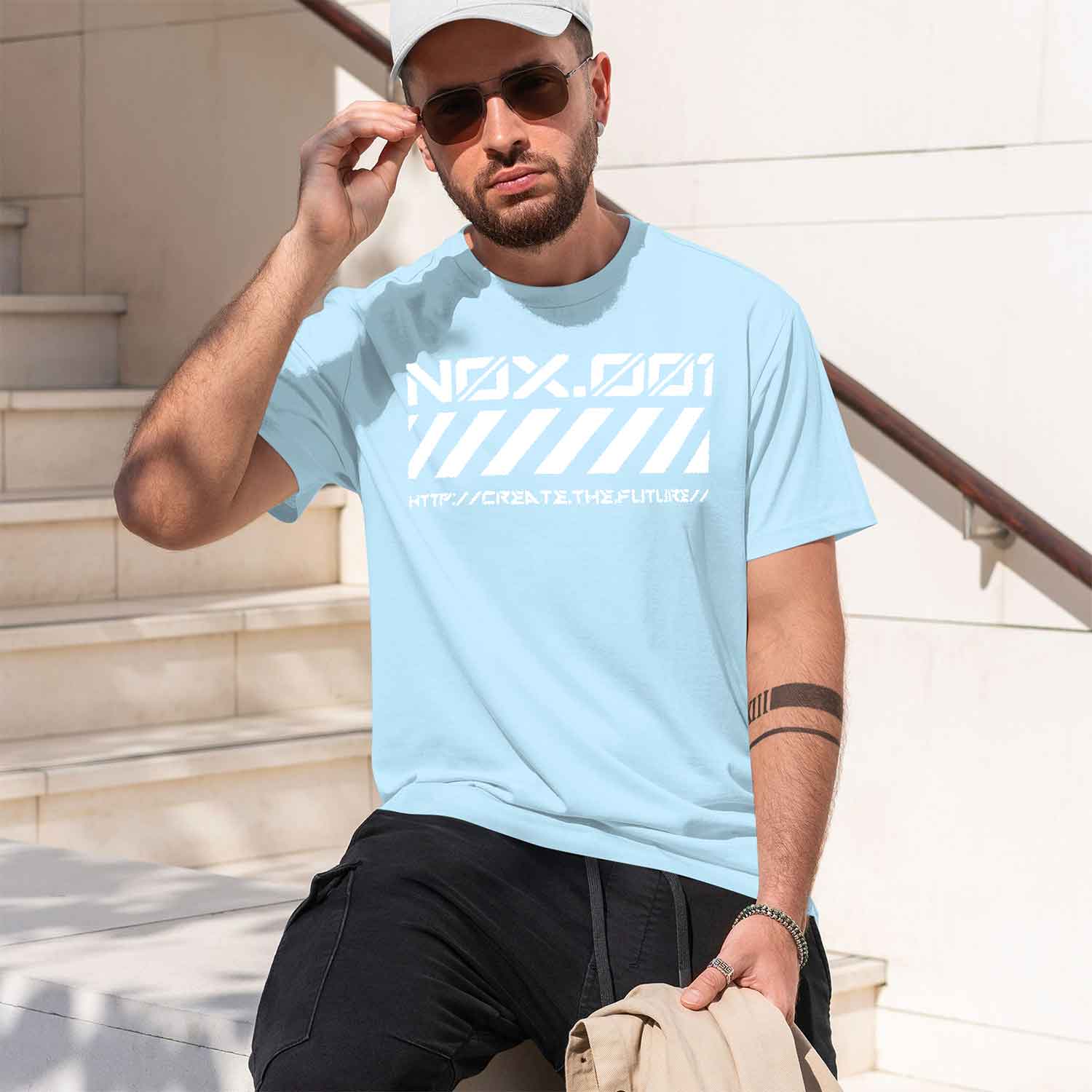 NOX001 Tewear Dad Çizgili Fütü - Street Fashion China Models incelemesi ve fiyatı