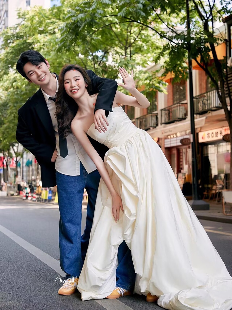 Moda Kore Tarzı Denim Sokak St - Street Fashion Couple incelemesi ve fiyatı