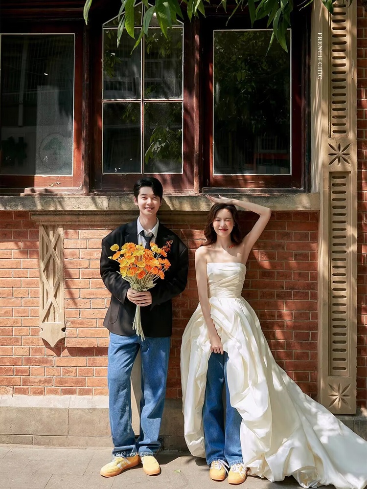Moda Kore Tarzı Denim Sokak St - Street Fashion Couple incelemesi ve fiyatı