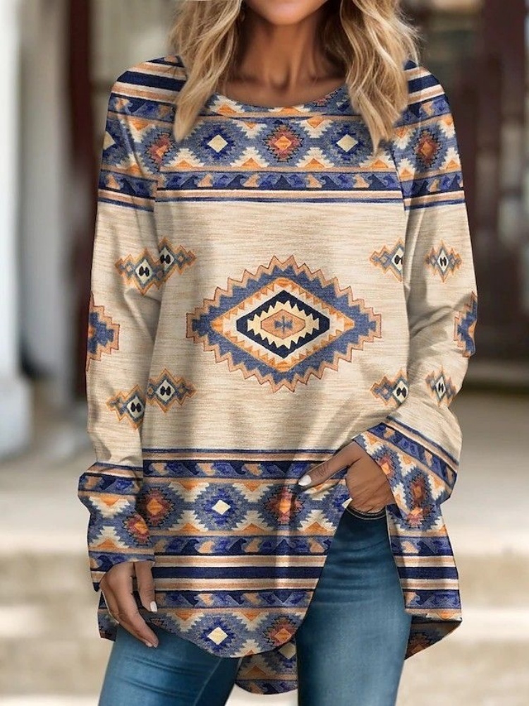 Retro Tribal Baskılı Açık Hava - Street Fashion Urban incelemesi ve fiyatı