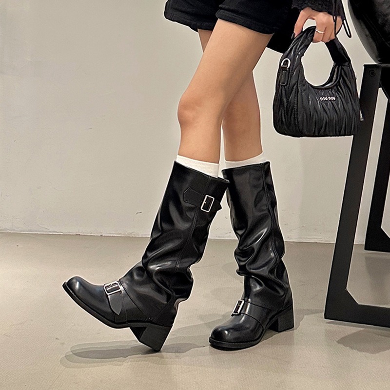 2025 Kadın Botları Diz Boyu Pl - Street Fashion Winter 2025 incelemesi ve fiyatı