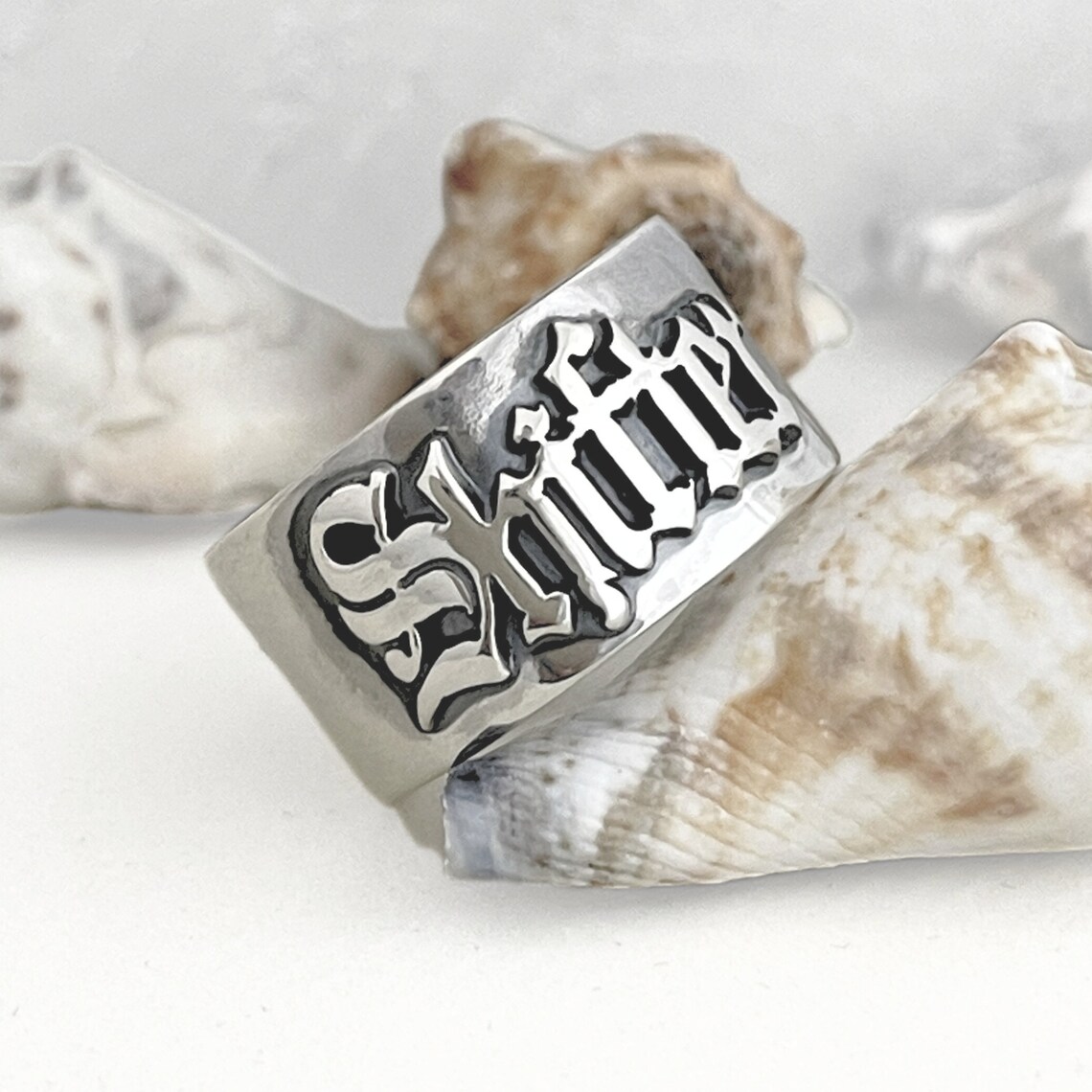 12 MM erkek Gotik Yüzükler Kiş - Street Fashion Rings incelemesi ve fiyatı