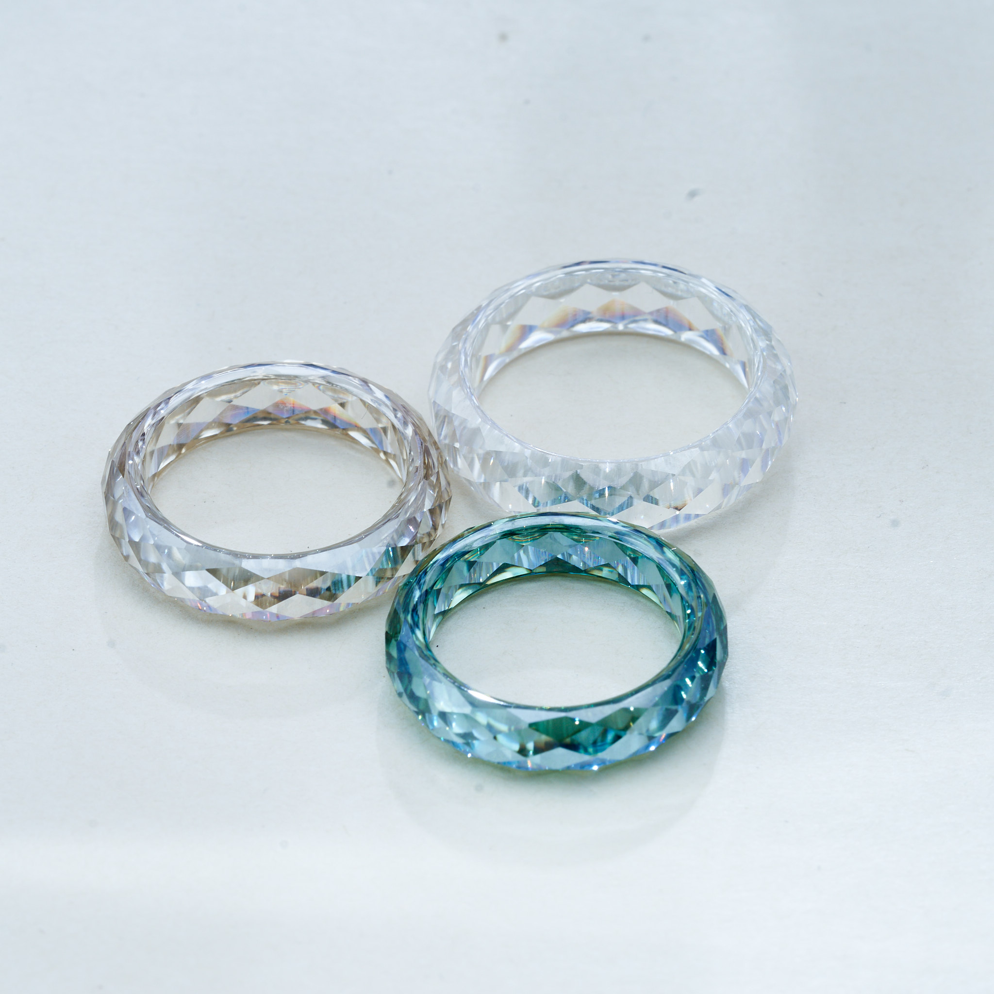 D‑Color VVS1 Çok Renkli Moissa - Street Fashion Rings incelemesi ve fiyatı
