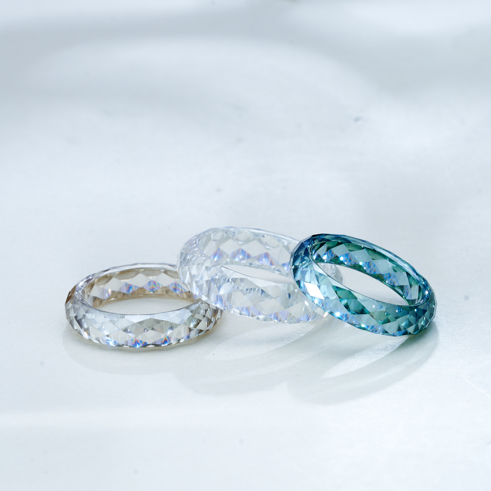 D‑Color VVS1 Çok Renkli Moissa - Street Fashion Rings incelemesi ve fiyatı