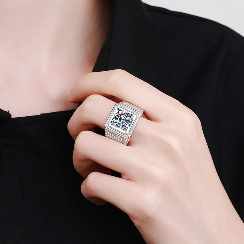 KNOBSPIN 5ct D Renk Mozanit Yü - Street Fashion Rings incelemesi ve fiyatı