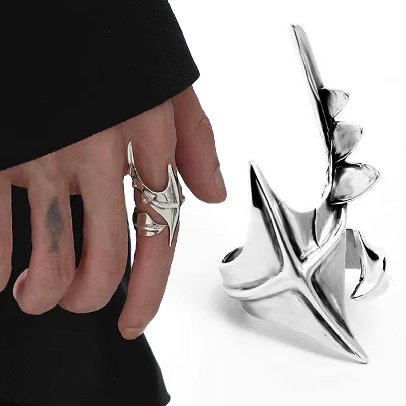 Cyberpunk Alien Düzensiz Yüzük - Street Fashion Rings incelemesi ve fiyatı